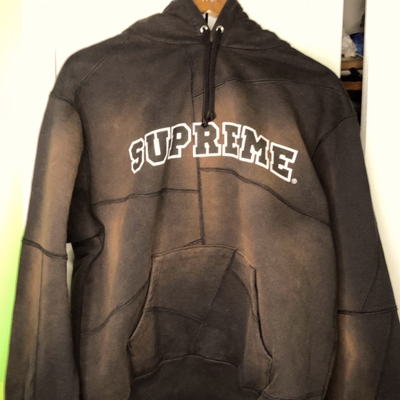 Supreme Other - Supreme Medium Patchwork Logo Sweatshirt Hoodie